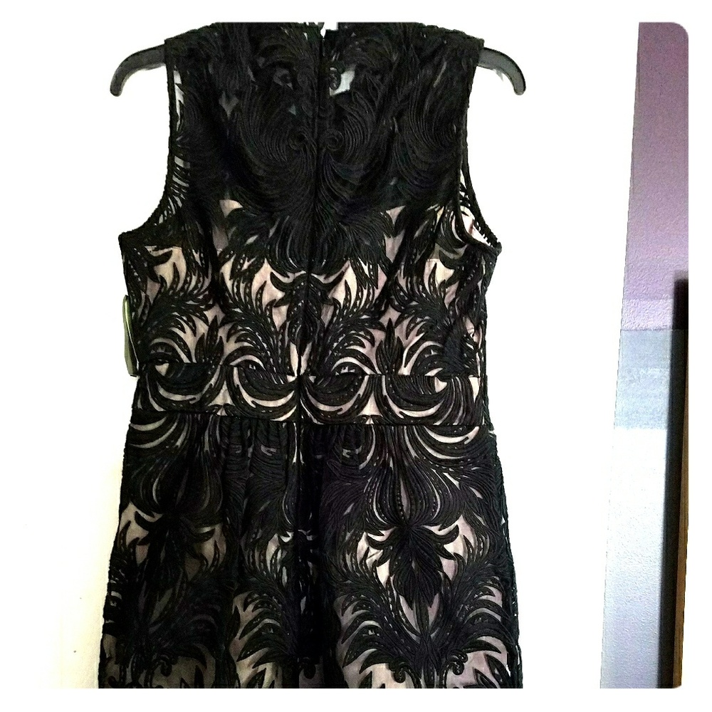 Lace black dress